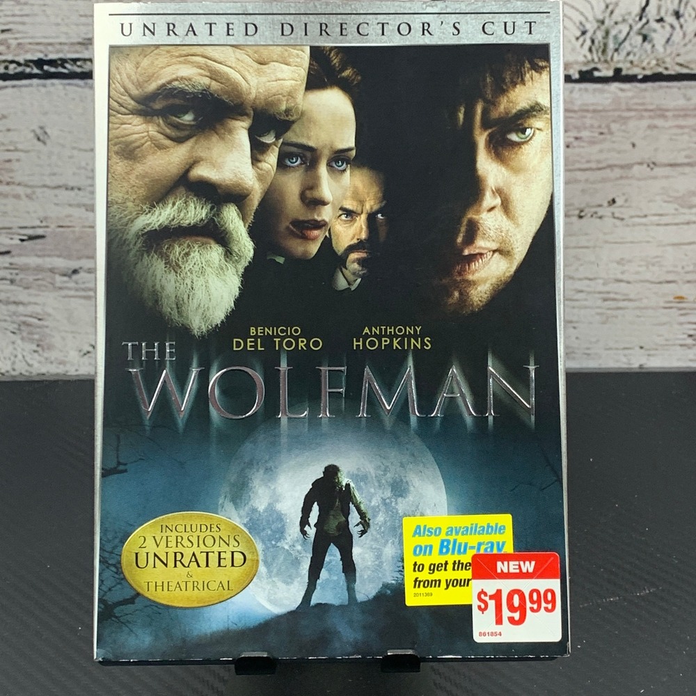 The Wolfman * Unrated Director's Cut [2010 DVD] Benicio Del Toro Anthony Hopkins